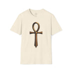 Ankh Dagger Streetwear Graphic Tee | Unisex Anchor Collection Shirt | Ancient Egyptian Protection Symbol T-Shirt | Resilience Overcomer Gift