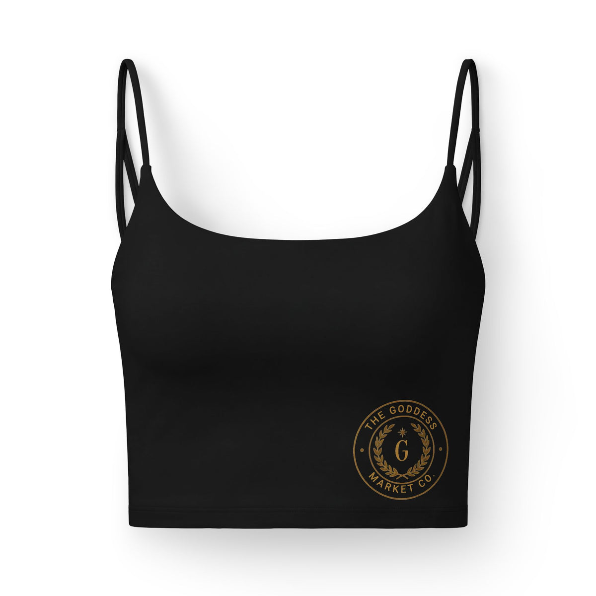 Sovereign Seal Activewear Sports Bra | Goddess Energy Luxury Athleisure | Gold Crest Support Top | Survivor Led Empowerment Fitness Wear