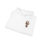 Ankh Rose Cross Heavyweight Hoodie — Goddess Energy Streetwear Pullover