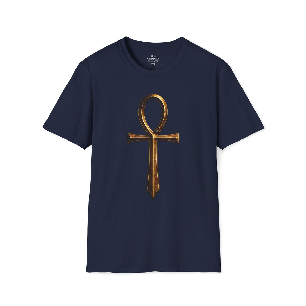 Ankh Dagger Streetwear Graphic Tee | Unisex Anchor Collection Shirt | Ancient Egyptian Protection Symbol T-Shirt | Resilience Overcomer Gift