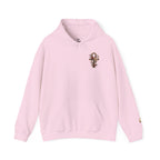 Ankh Rose Cross Heavyweight Hoodie — Goddess Energy Streetwear Pullover
