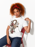 Afrocentric Ankh Rose Shirt, Black Woman Culture Tee, Soft Life Aesthetic Shirt, Comfort Colors Tee, Gift for Her