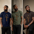 Ankh Dagger Streetwear Graphic Tee | Unisex Anchor Collection Shirt | Ancient Egyptian Protection Symbol T-Shirt | Resilience Overcomer Gift