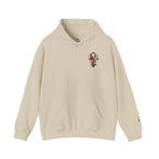 Ankh Rose Cross Heavyweight Hoodie — Goddess Energy Streetwear Pullover