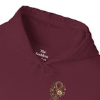 Ankh Rose Cross Heavyweight Hoodie — Goddess Energy Streetwear Pullover
