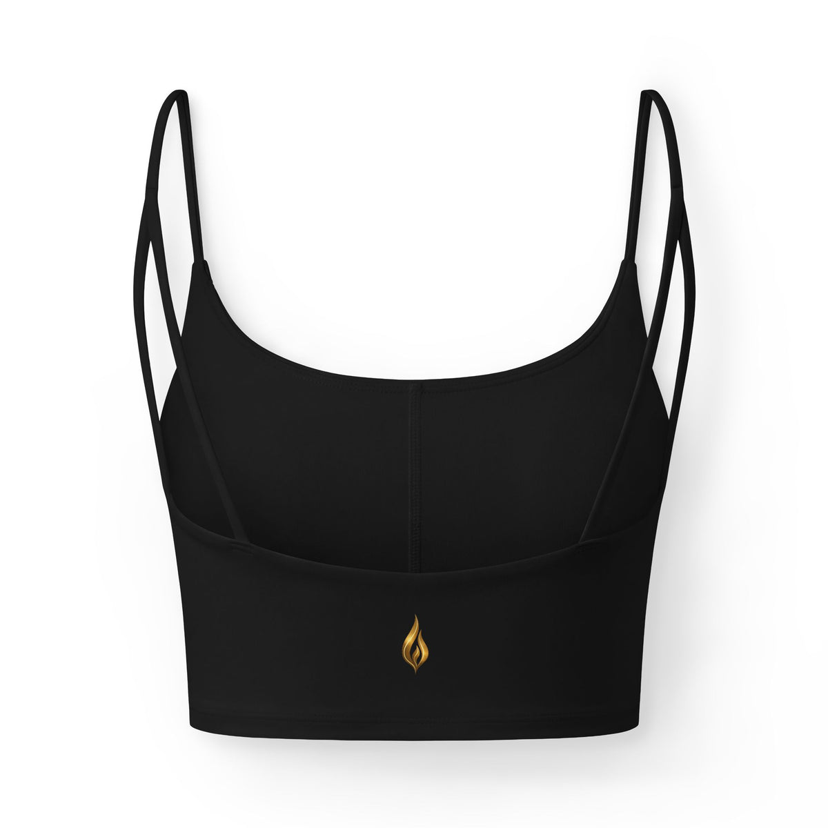 Sovereign Seal Activewear Sports Bra | Goddess Energy Luxury Athleisure | Gold Crest Support Top | Survivor Led Empowerment Fitness Wear