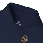 Ankh Rose Cross Heavyweight Hoodie — Goddess Energy Streetwear Pullover
