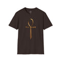 Ankh Dagger Streetwear Graphic Tee | Unisex Anchor Collection Shirt | Ancient Egyptian Protection Symbol T-Shirt | Resilience Overcomer Gift